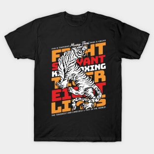 Muay Thai Tiger Fight T-Shirt